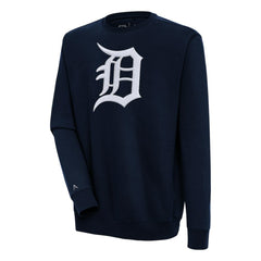 Detroit Tigers Antigua Victory Crewneck Chenille Pullover Sweatshirt - MLB