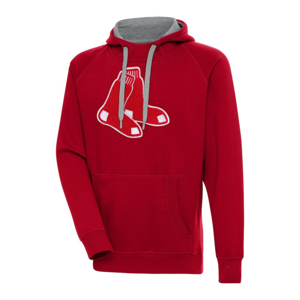 Boston Red Sox Antigua Victory Chenille Pullover Hoodie - MLB