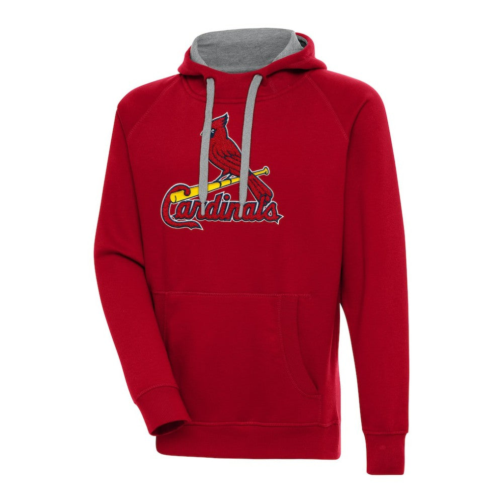 St. Louis Cardinals Antigua Victory Chenille Pullover Hoodie - MLB