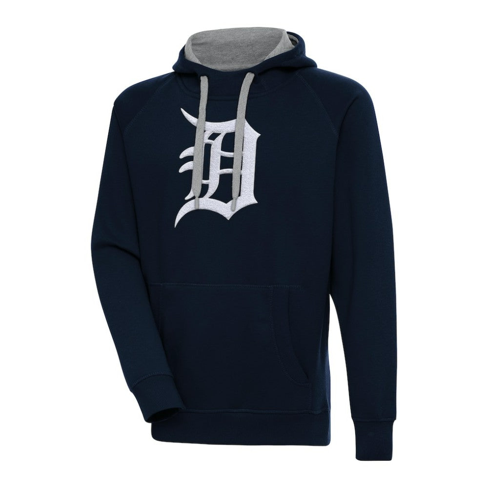 Detroit Tigers Antigua Victory Chenille Pullover Hoodie - MLB