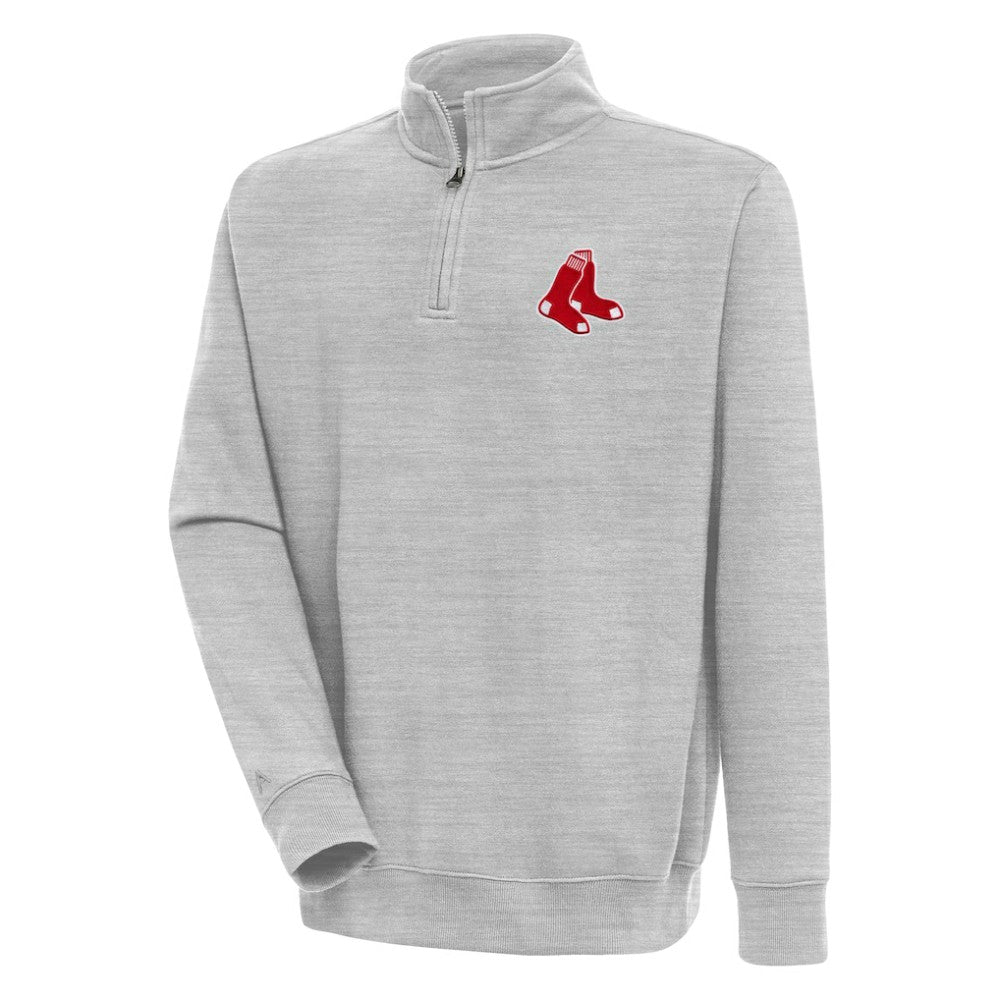 Boston Red Sox Antigua Victory Quarter-Zip Pullover Top - MLB