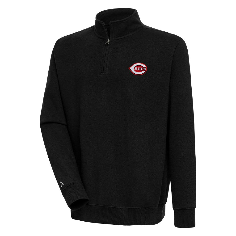 Cincinnati Reds Antigua Victory Quarter-Zip Pullover Top - MLB