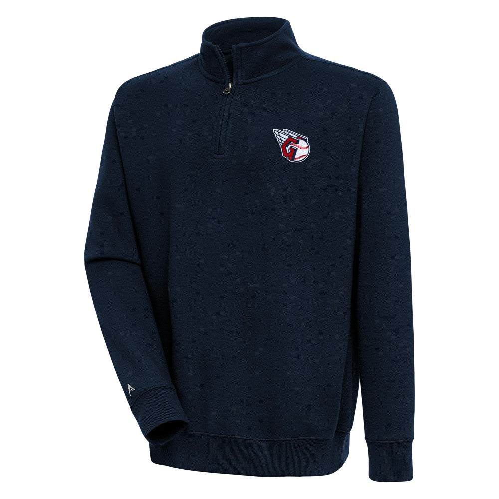 Cleveland Guardians Antigua Victory Quarter-Zip Pullover Top - MLB