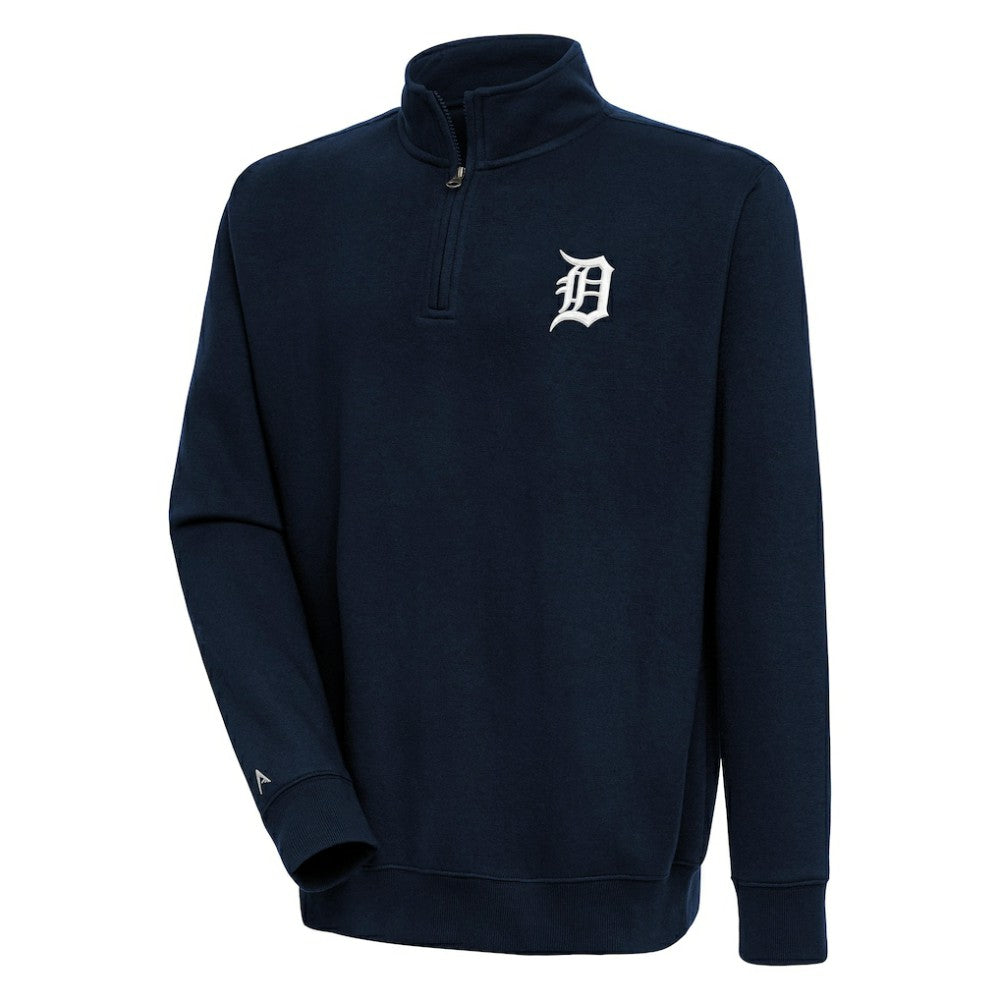 Detroit Tigers Antigua Victory Quarter-Zip Pullover Top - MLB