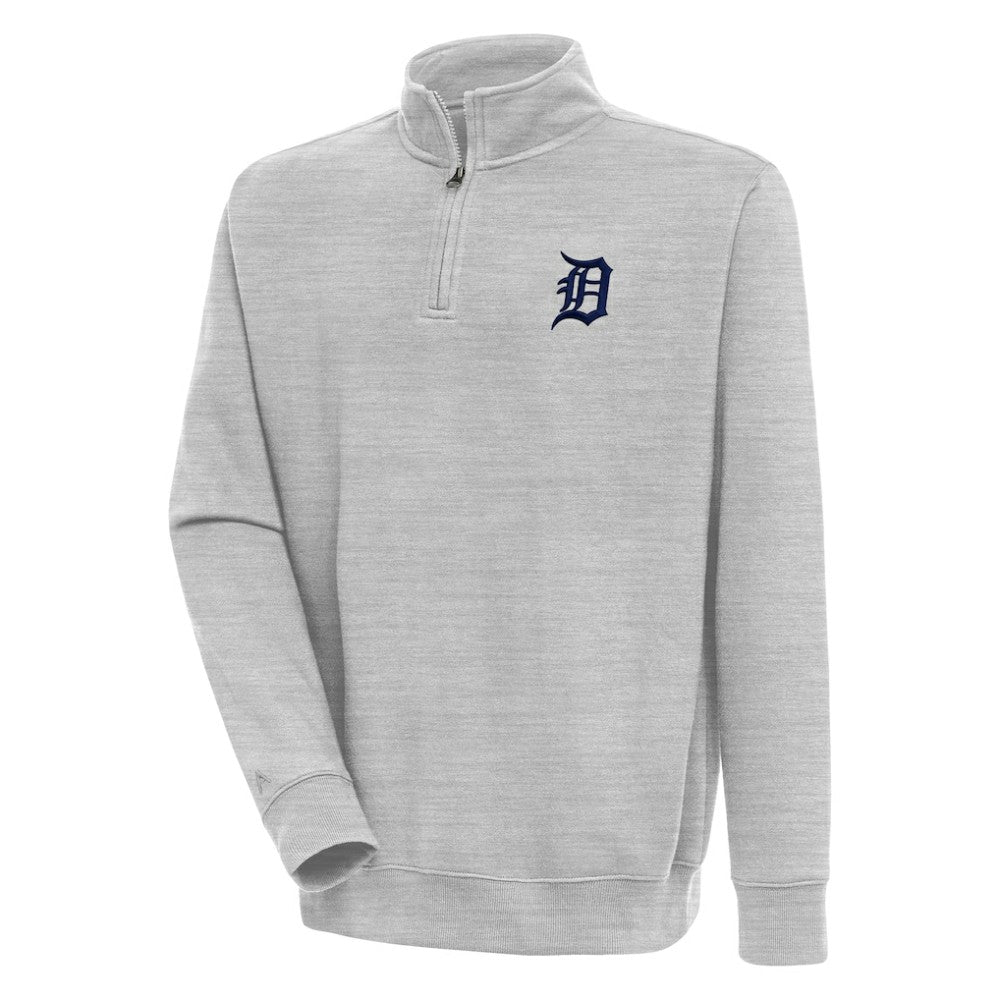Detroit Tigers Antigua Victory Quarter-Zip Pullover Top - MLB