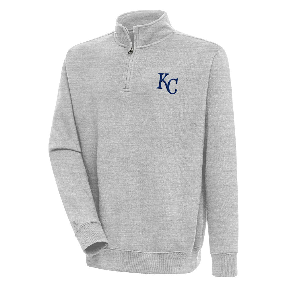 Kansas City Royals Antigua Victory Quarter-Zip Pullover Top - MLB