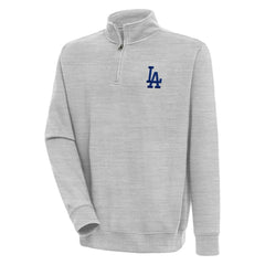 Los Angeles Dodgers Antigua Victory Quarter-Zip Pullover Top - MLB