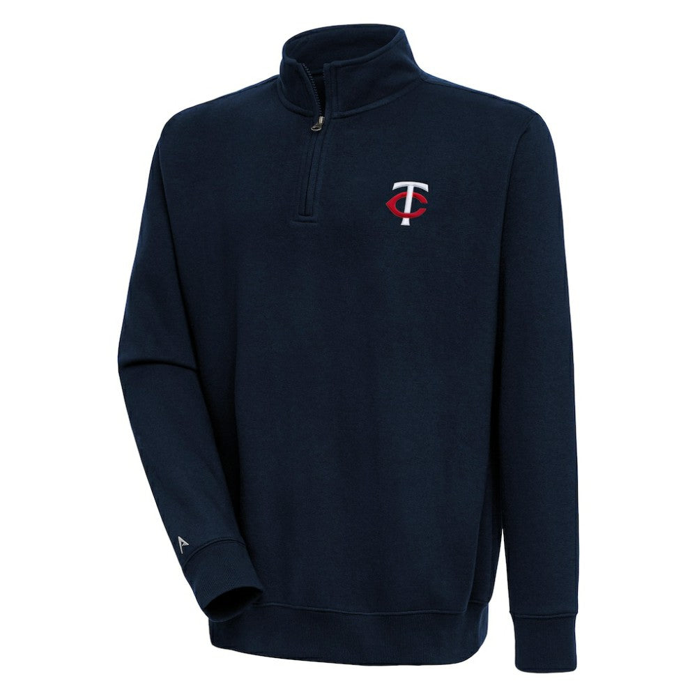 Minnesota Twins Antigua Victory Quarter-Zip Pullover Top - MLB
