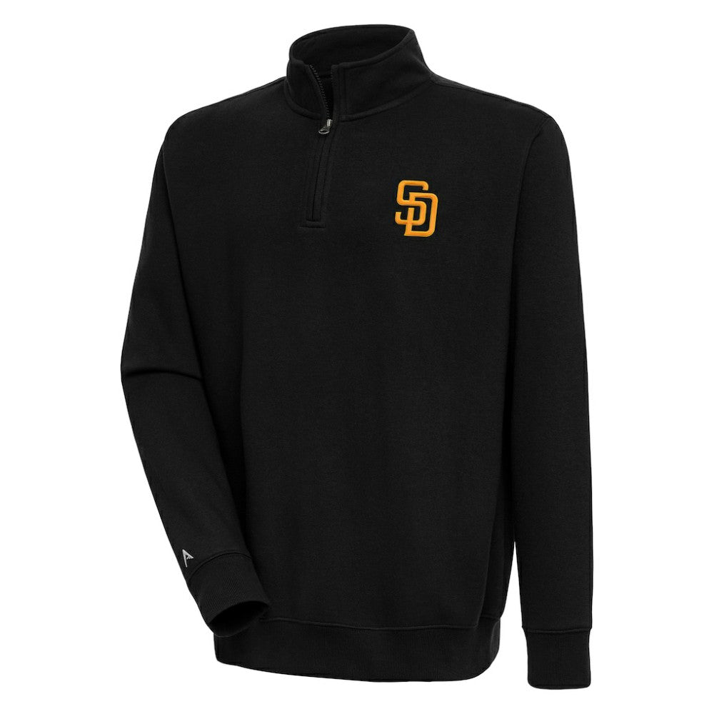 San Diego Padres Antigua Victory Quarter-Zip Pullover Top - MLB