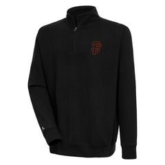 San Francisco Giants Antigua Victory Quarter-Zip Pullover Top - MLB