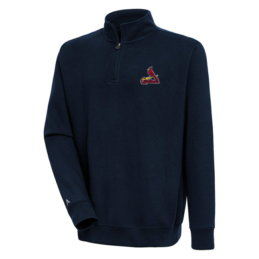 St. Louis Cardinals Antigua Victory Quarter-Zip Pullover Top - MLB