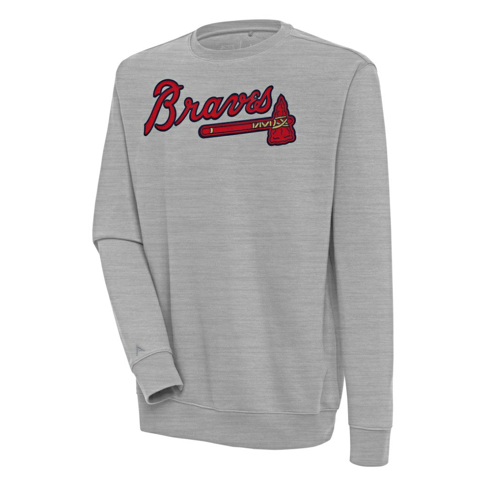 Atlanta Braves Antigua Victory Pullover Sweatshirt - MLB