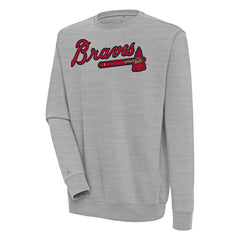 Atlanta Braves Antigua Victory Pullover Sweatshirt - MLB