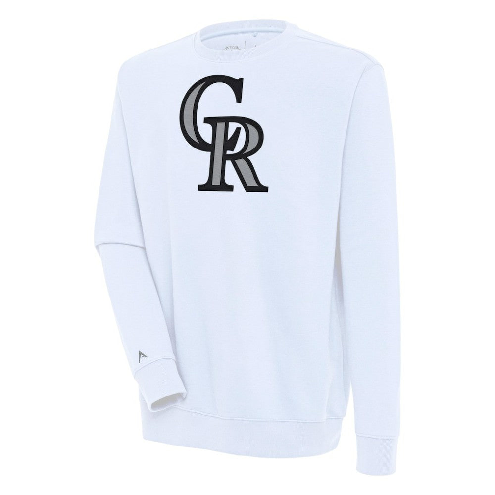Colorado Rockies Antigua Victory Pullover Sweatshirt - MLB