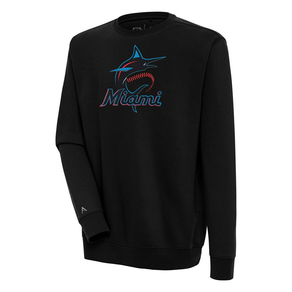 Miami Marlins Antigua Victory Pullover Sweatshirt - MLB