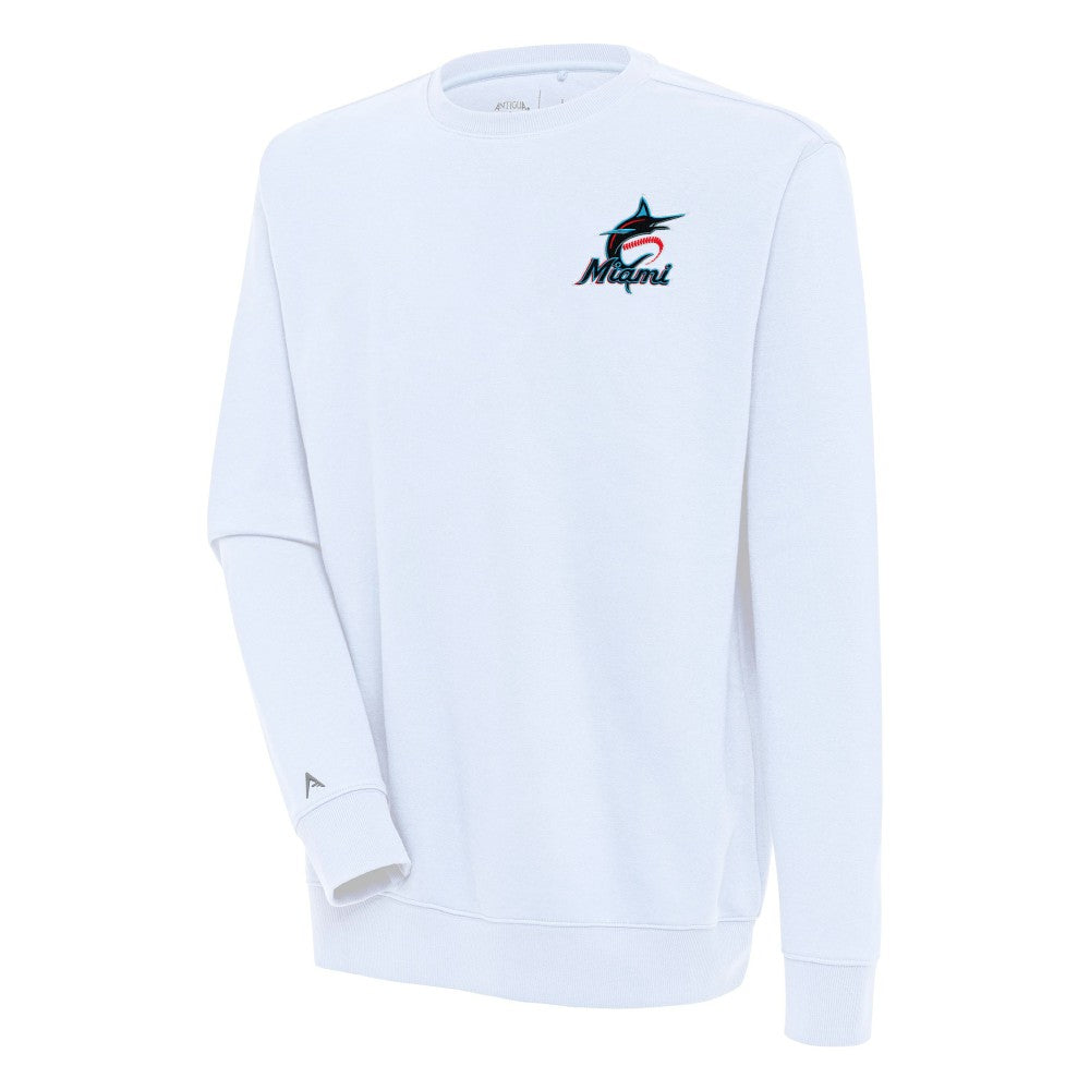 Miami Marlins Antigua Victory Pullover Sweatshirt - MLB