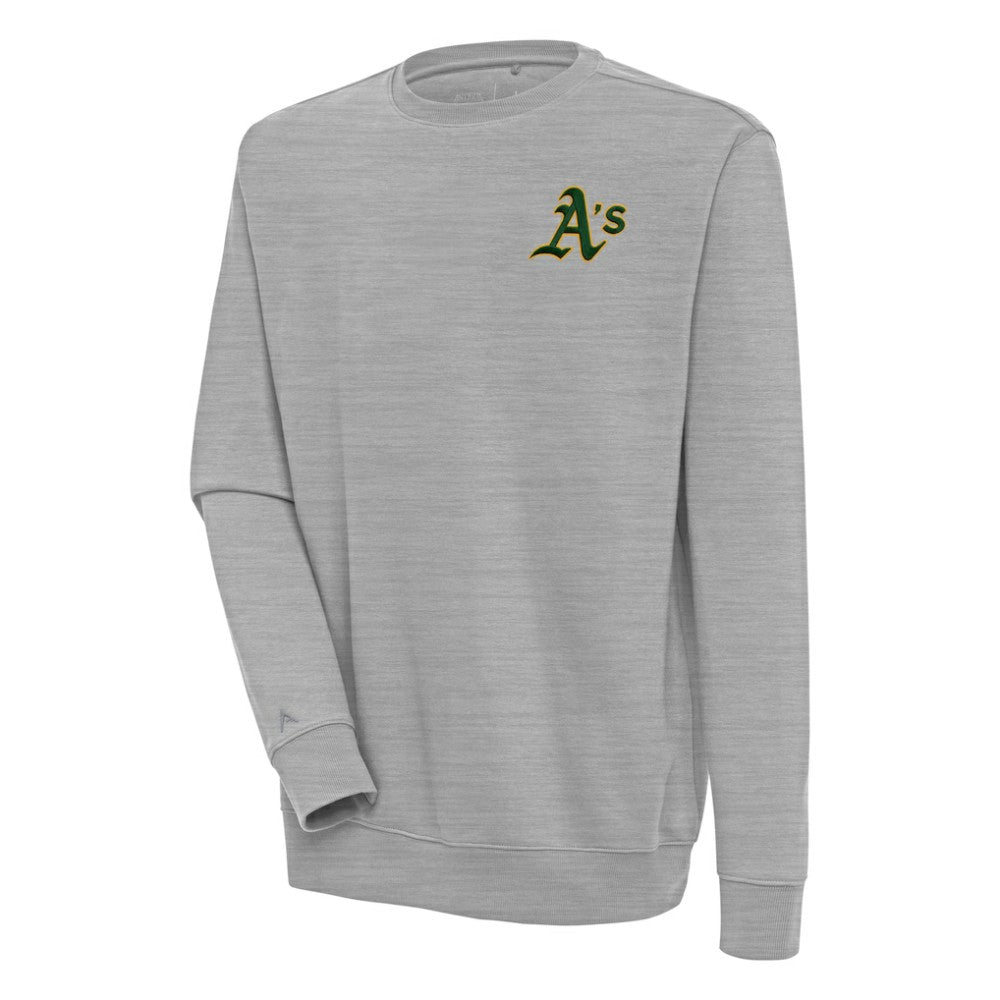 Athletics Antigua Victory Pullover Sweatshirt - MLB
