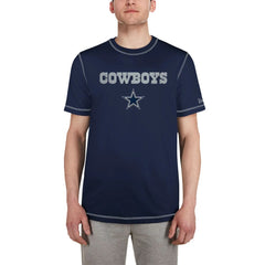 Dallas Cowboys New Era Third Down Puff Print T-Shirt Navy | NFL