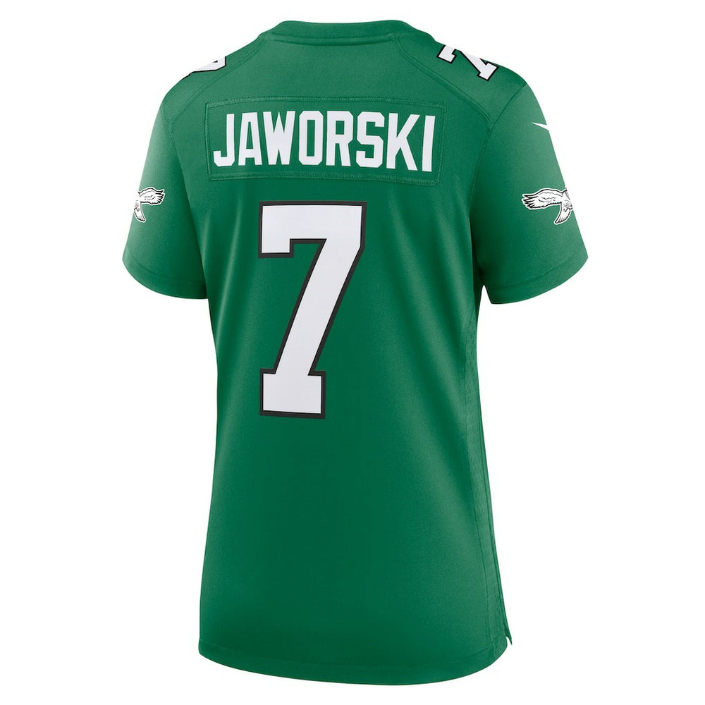Ron Jaworski Philadelphia Eagles Women's Alternate Game Jersey Kelly Green | Nike for Sale
