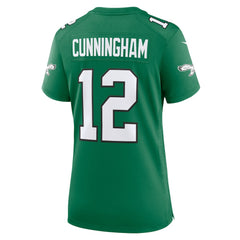 Randall Cunningham Philadelphia Eagles Women's Alternate Game Jersey Kelly Green | Nike for Sale