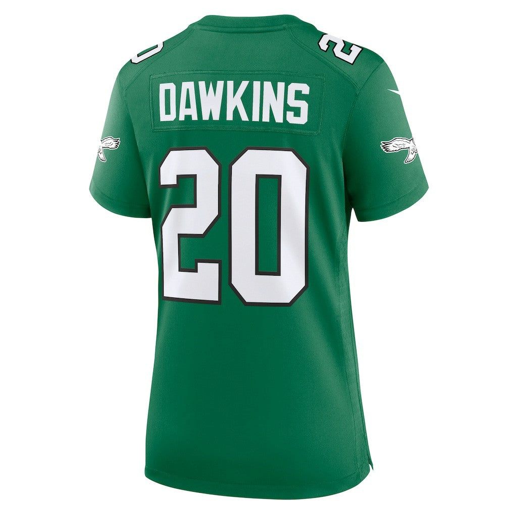 Brian Dawkins Philadelphia Eagles Women's Alternate Game Jersey Kelly Green | Nike for Sale