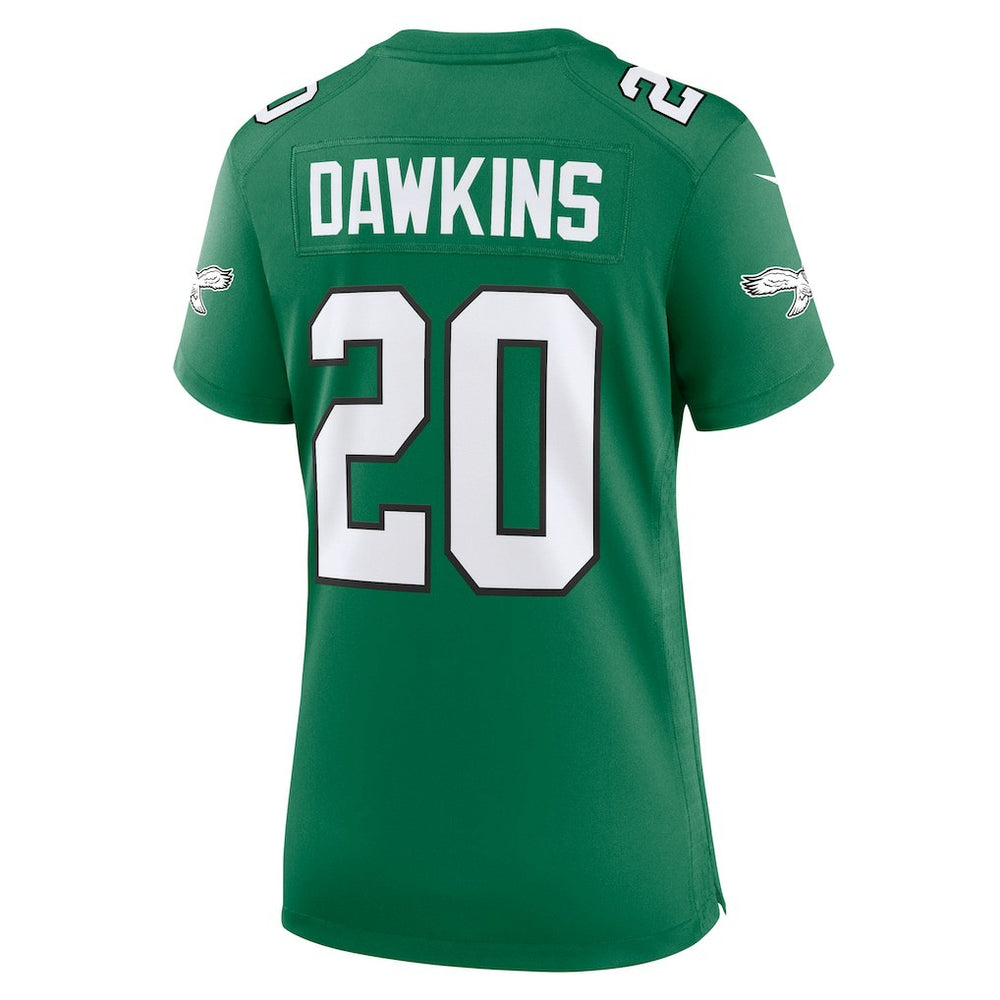 Brian Dawkins Philadelphia Eagles Women's Alternate Game Jersey Kelly Green | Nike for Sale