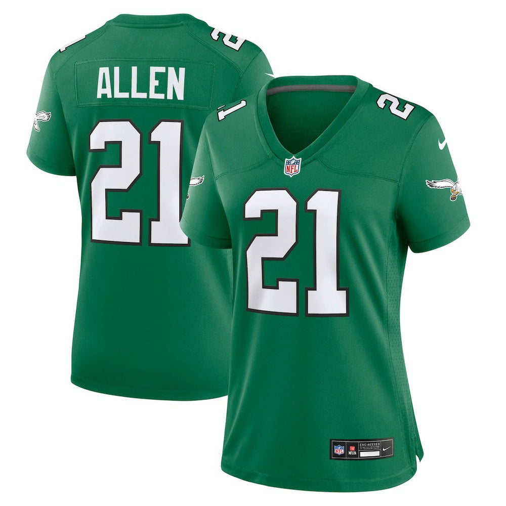 Eric Allen Philadelphia Eagles Women's Alternate Game Jersey Kelly Green | Nike for Sale