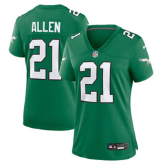 Eric Allen Philadelphia Eagles Women's Alternate Game Jersey Kelly Green | Nike for Sale