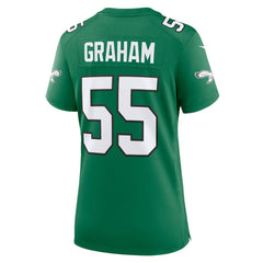 Brandon Graham Philadelphia Eagles Women's Alternate Game Jersey Kelly Green | Nike for Sale
