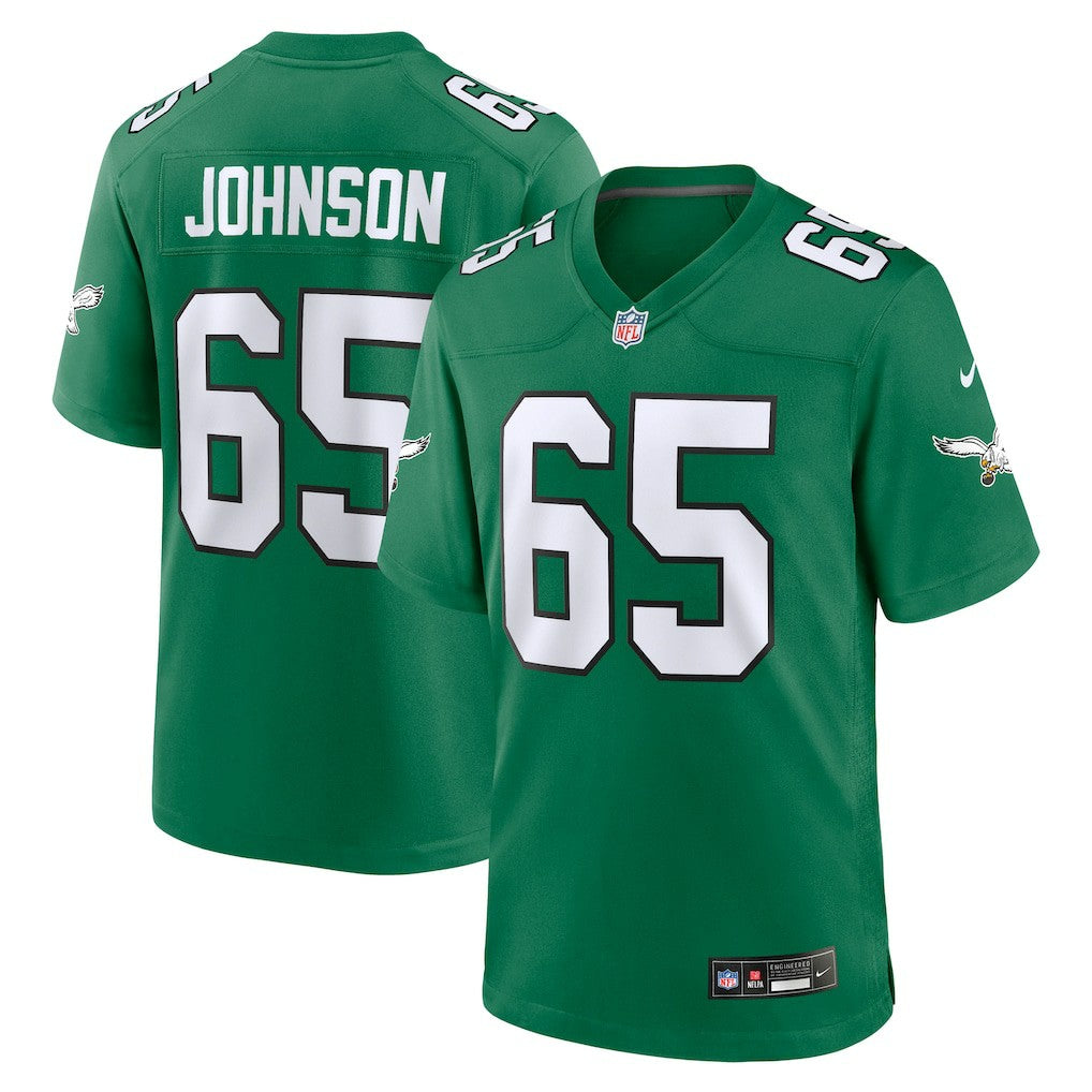 Lane Johnson Philadelphia Eagles Alternate Game Jersey Kelly Green | Nike for Sale