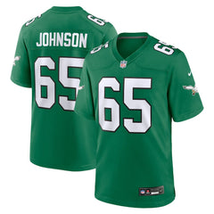 Lane Johnson Philadelphia Eagles Alternate Game Jersey Kelly Green | Nike for Sale