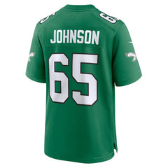 Lane Johnson Philadelphia Eagles Alternate Game Jersey Kelly Green | Nike for Sale