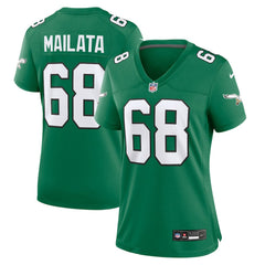Jordan Mailata Philadelphia Eagles Women's Alternate Game Jersey Kelly Green | Nike for Sale