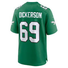 Landon Dickerson Philadelphia Eagles Alternate Game Jersey Kelly Green | Nike for Sale