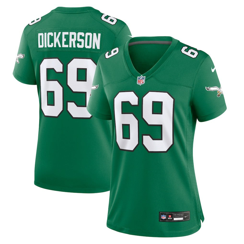 Landon Dickerson Philadelphia Eagles Women's Alternate Game Jersey Kelly Green | Nike for Sale