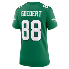 Dallas Goedert Philadelphia Eagles Women's Alternate Game Jersey Kelly Green | Nike for Sale
