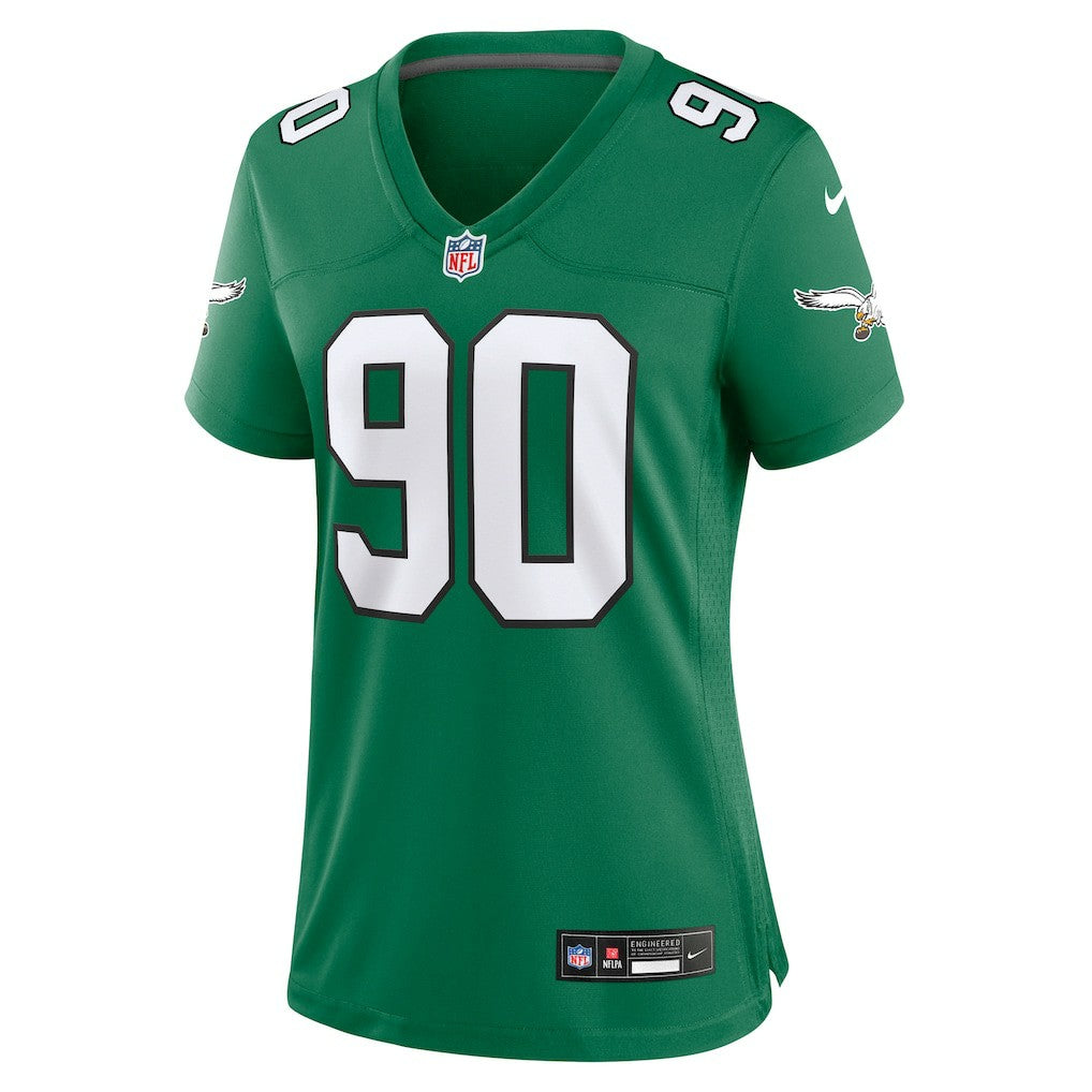 Mike Golic Philadelphia Eagles Women's Alternate Game Jersey Kelly Green | Nike for Sale