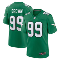 Jerome Brown Philadelphia Eagles Retired Player Alternate Game Jersey Kelly Green | Nike for Sale