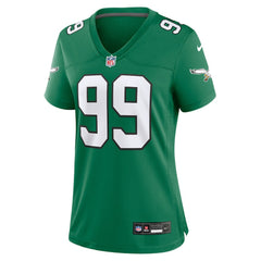Jerome Brown Philadelphia Eagles Women's Alternate Game Jersey Kelly Green | Nike for Sale