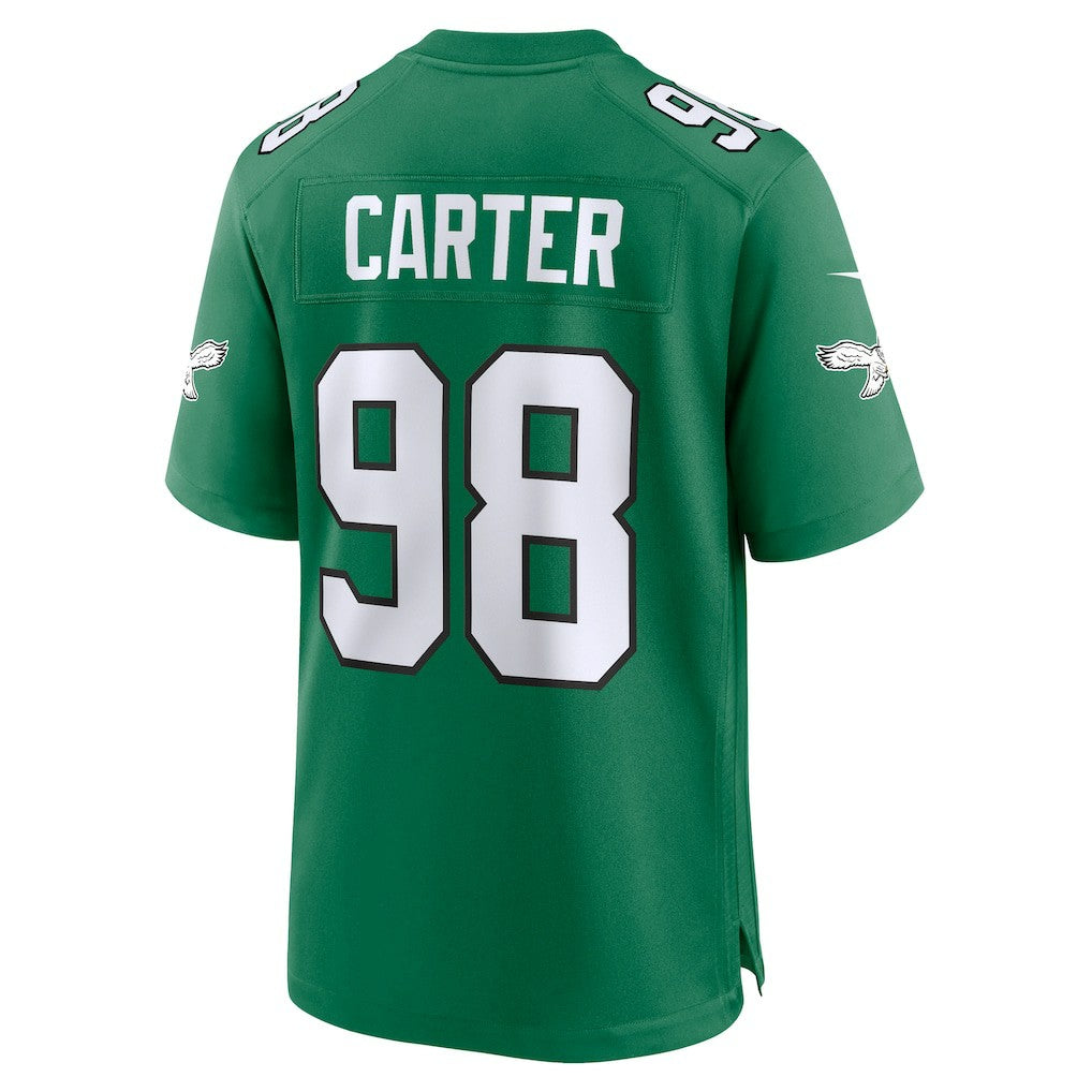 Jalen Carter Philadelphia Eagles Alternate Game Jersey Kelly Green | Nike for Sale