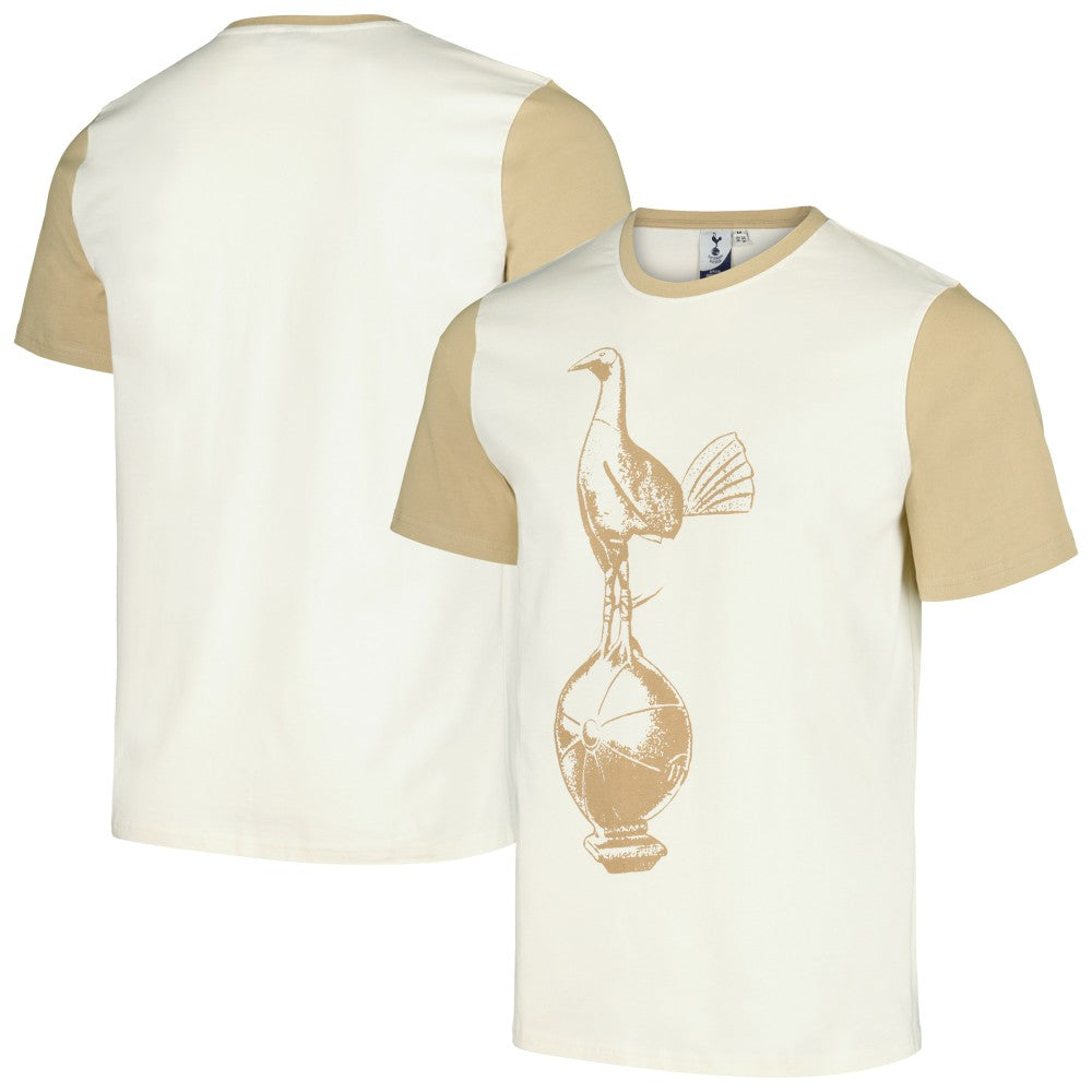 Tottenham Hotspur Colorblock Raglan T-Shirt Cream - FIFA World CUP