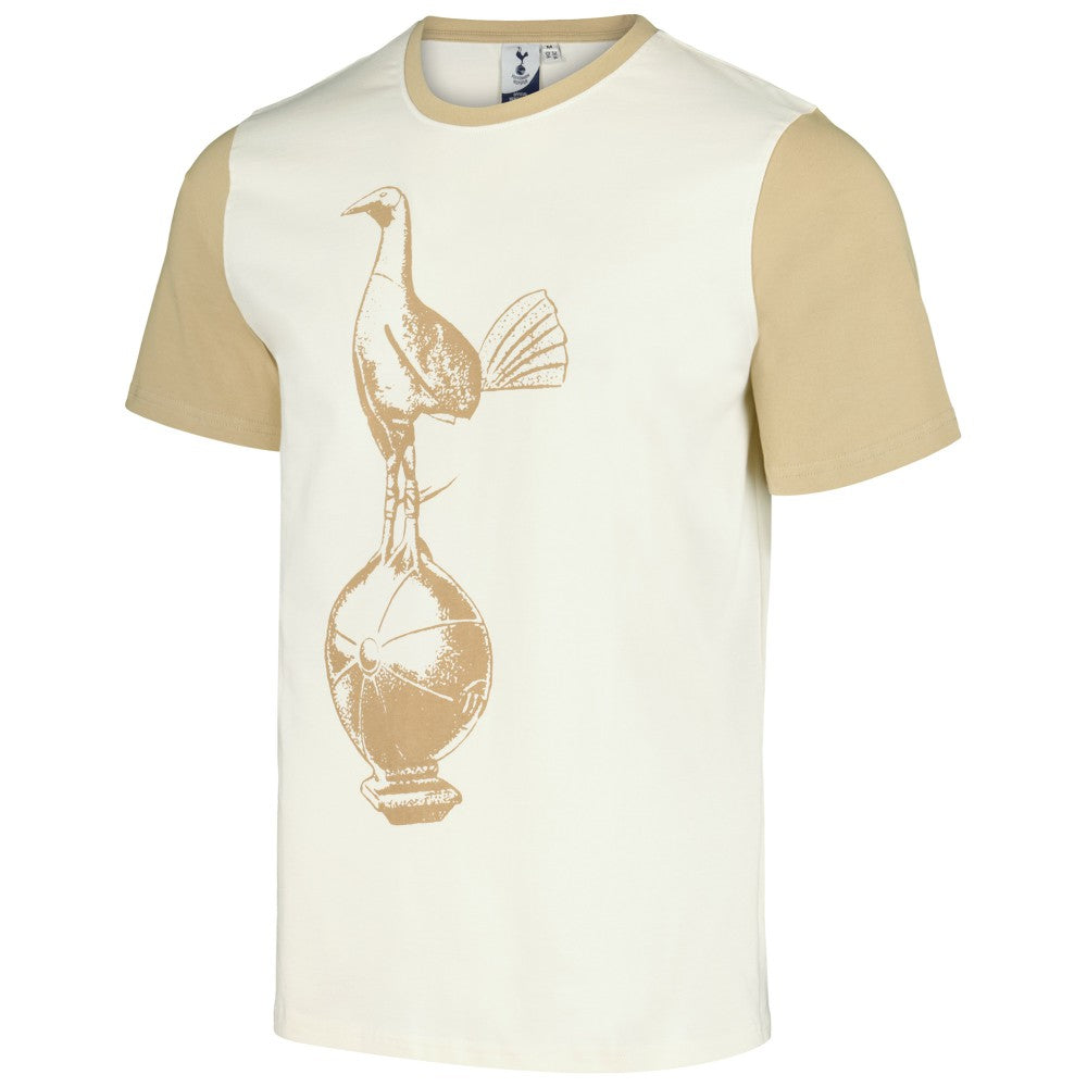 Tottenham Hotspur Colorblock Raglan T-Shirt Cream - FIFA World CUP
