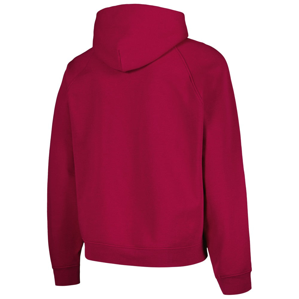 Barcelona Team Oversized Raglan Pullover Hoodie Red - FIFA World CUP