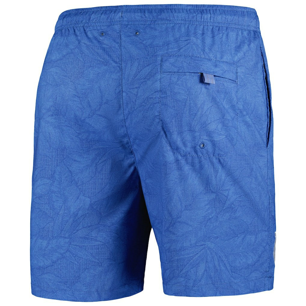 Indianapolis Colts Naples Layered Leaves Swim Trunks Royal | Tommy Bahama