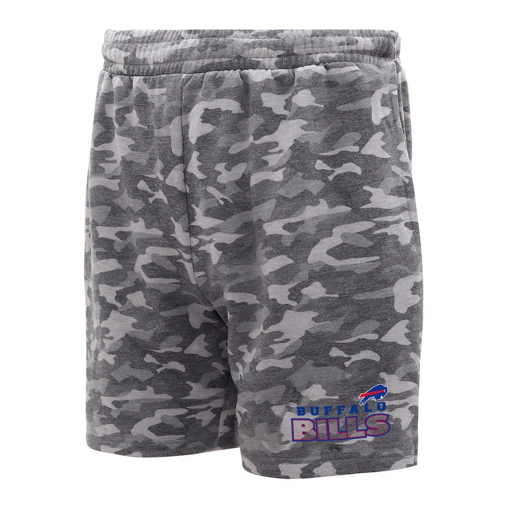 Buffalo Bills Concepts Sport Biscayne Camo Shorts Charcoal | NFL