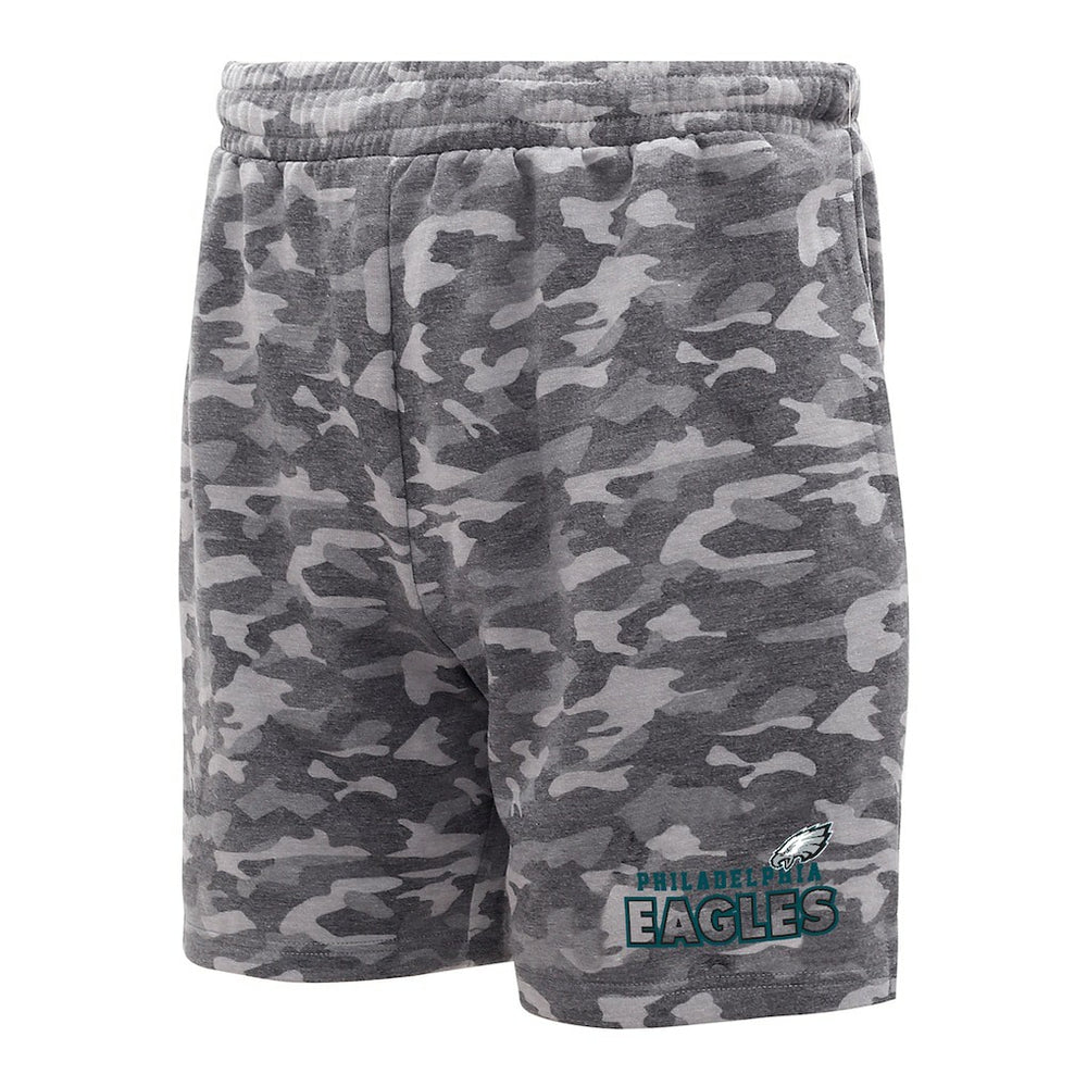 Philadelphia Eagles Concepts Sport Biscayne Camo Shorts Charcoal | NFL