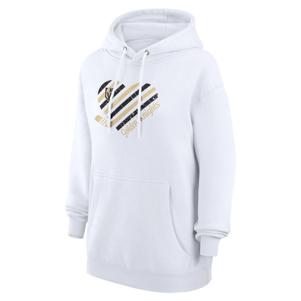 Vegas Golden Knights G-III 4Her by Carl Banks Women's Heart Pullover Hoodie - White - NHL