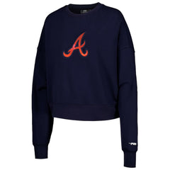 Atlanta Braves Pro Standard Women's Painted Sky Pullover Sweatshirt - MLB