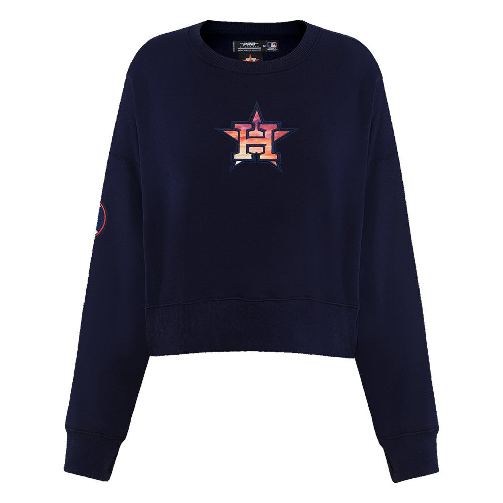 Houston Astros Pro Standard Women's Painted Sky Pullover Sweatshirt - MLB