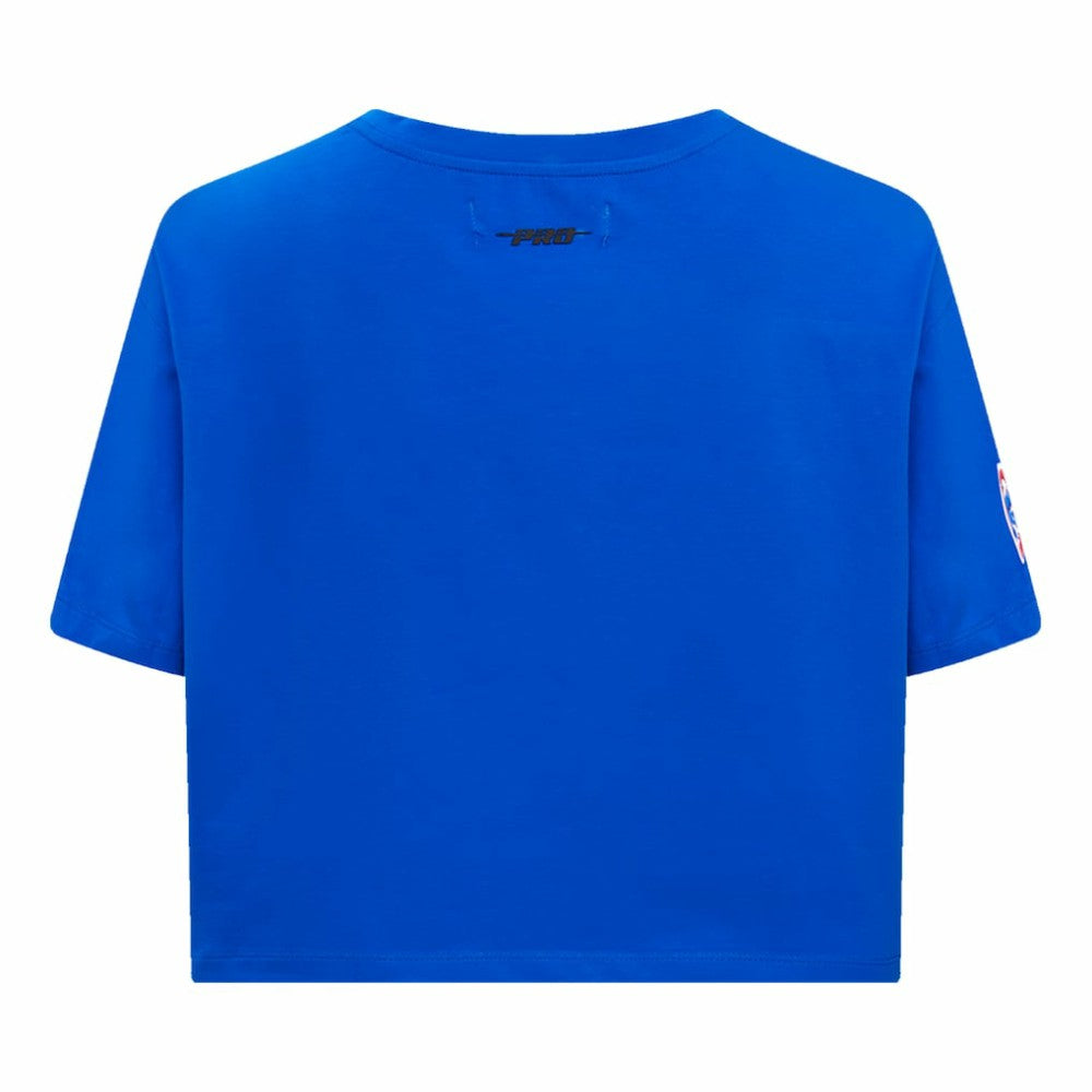 Chicago Cubs Pro Standard Women's Painted Sky Boxy Cropped T-Shirt - MLB